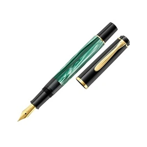 Comparateur de prix : Pelikan Stylo Plume M 200, Vert marbré, Largeur de Plume: F