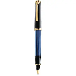 Pelikan Souverän R800 Luxe Stylo roller   Noir/Bleu pas cher