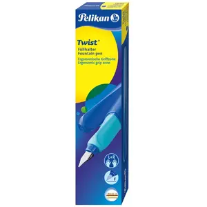 Pelikan 814751, stylo-plume Twist, plume F, Deep Blue