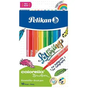 Pelikan Feutre colorella brushpen, étui en carton de 10