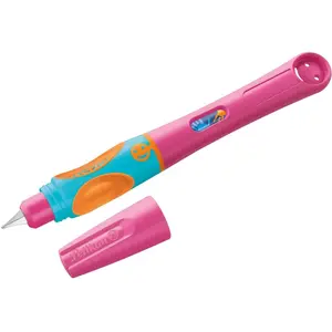 Pelikan Griffix 820240 - Stylo plume pour droitier - Avec capuchon rotatif - Rose vif - 1 pièce dans une boîte pliante