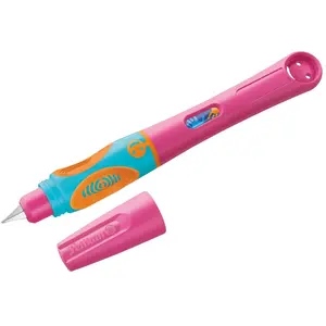 Pelikan Griffix 820257 - Stylo à plume pour gaucher, avec capuchon rotatif - Rose - 1 pièce dans une boîte pliante