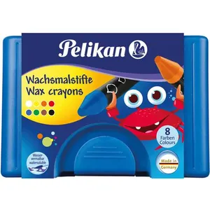 Pelikan Crayons de cire épais 666/8WL, rond, soluble dans l' ()