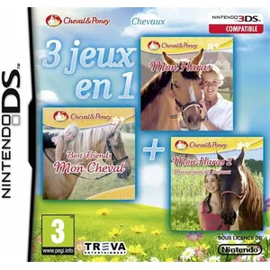PLAION Koch Media 3 JEUX EN 1 : CHEVAUX / Jeu console 3DS pas cher
