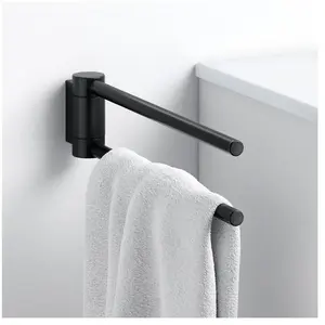 Keuco Plan Black Selection Barre porte-serviette de toilette, 14919370000, pas cher