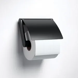 Comparateur de prix : Keuco Porte-papier toilette Plan noir avec couvercle