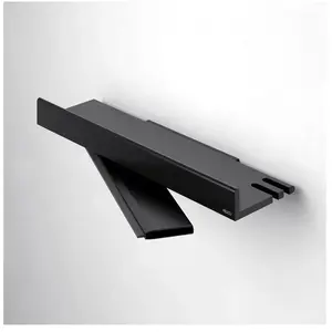 KEUCO REVA BLACK SELECTION ÉTAGÈRE DE DOUCHE AVEC EXTRACTEUR EN VERREVendu paramazon