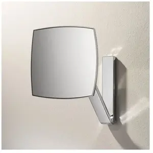 Comparateur de prix : Miroirs cosmétiques - Miroir mural cosmétique, chrome 17613010000 - Keuco