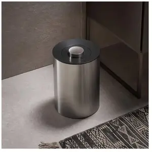 Keuco Poubelle - Chromé brillant / Gris Anthracite - contenance 5 litresVendu paramazon