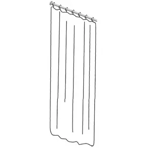 Keuco Plan maxxi Rideau de douche, 14946000110,Vendu paramazon