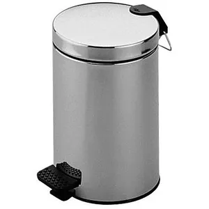Poubelle à pédale keuco - 5l - acier - chroméeVendu parkaufland