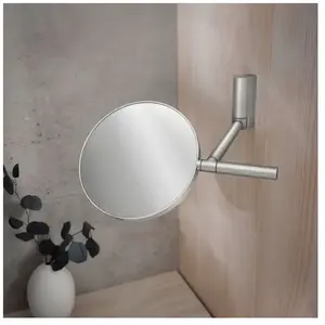 Keuco PLAN Miroir cosmétique, grossissement x 1, x 5, 17649170002,Vendu parkaufland