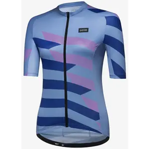 Maillot GOREWEAR Spirit Signal Chaos manche courte bleu clair violet femme - S pas cher
