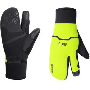 Comparateur de prix : GOREWEAR GORE-TEX INFINIUM  Thermo Split Gants, Black/Neon Yellow, 7