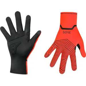 Gants longs GOREWEAR C3 GORE-TEX INFINIUM Stretch Mid noir rouge brillant - L pas cher