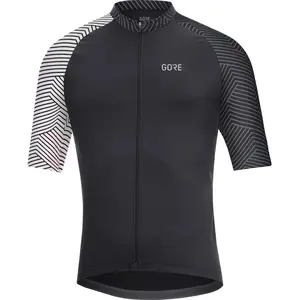 Maillot manche courte GOREWEAR C5 Optiline noir blanc - XL