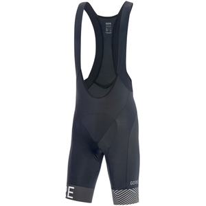 GOREWEAR C5 Opti Cuissard+ court à bretelles, Black/White, XXL pas cher