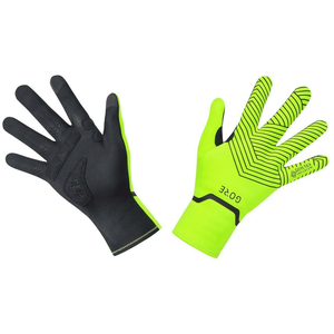 GOREWEAR C3 GORE-TEX INFINIUM Stretch Mid Gants, Neon Yellow/Black, 5 pas cher