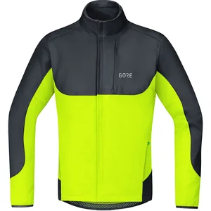 GOREWEAR C5 GORE® WINDSTOPPER® Thermo Trail Veste, Black/Neon Yellow, S pas cher