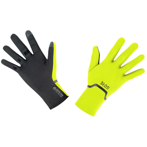 Comparateur de prix : Gants running gore wear gore tex infinium stretch jaune fluo noir