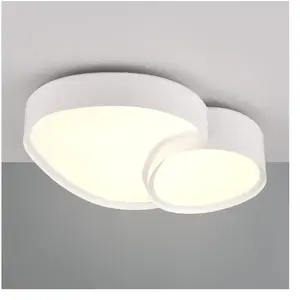 Comparateur de prix : TRIO Leuchten Rise Plafonnier LED, 647510231,