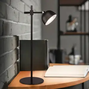 Reality Leuchten Maxima R57791102 Lampe de table LED à batterie en mét...
