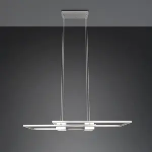 Comparateur de prix : Lampe Suspendue Led Pour Bureau Albany Acier Inoxydable - 347710407
