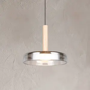 Suspension design à variateur verre Celeste Trio Lighting pas cher