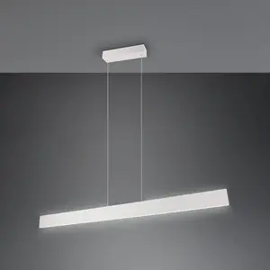 Trio Lighting Suspension LED Galway, gris clair, up/down, CCT, métal pas cher
