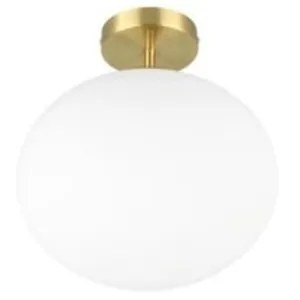 Lampe de plafond verre et métal Fomento Trio Lighting pas cher