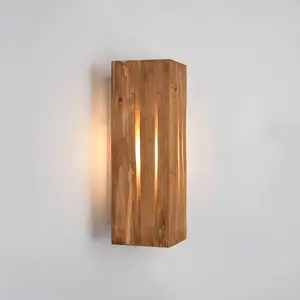 Comparateur de prix : Trio Lighting Applique murale Karuni, naturel, bois, métal, E14