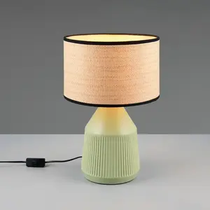 Lampe De Table Formentera Ø 28cm Vert - R56801015 pas cher
