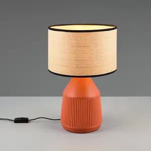 Lampe design, Lampe vintage en céramique Formentera Terracotta en Céra... pas cher