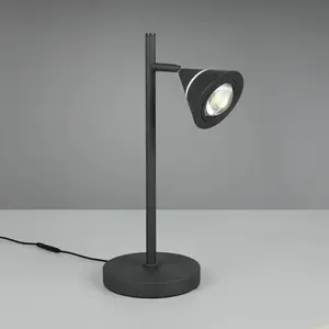 Trio Lighting lampe à poser LED Romeo, hauteur 40 cm, noir, métal, CCT pas cher