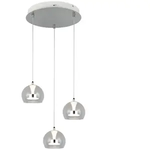 TRIO Leuchten Flynt Suspension LED, 331630306, pas cher