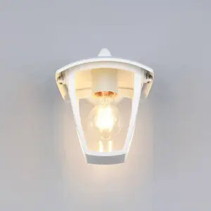 Trio Lighting Applique d'extérieur murale VENTA, blanche, douille en b...