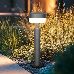 Comparateur de prix : Trio Lighting Luminaire pour socle LED Mackenzie, hauteur 50 cm, anthr...