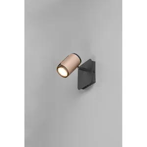 Trio Lighting Spot pour plafond Gillan, café, à 1 lampe, métal, GU10 pas cher