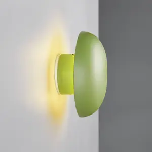 Comparateur de prix : Reality Leuchten Applique rechargeable LED Davey, verte, à intensité v...