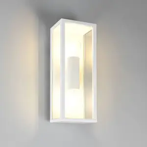 Comparateur de prix : Trio Lighting Applique d'extérieur Garonne, blanc mat, aluminium moulé...