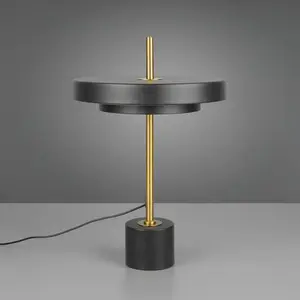 Lampe design en métal noir pas cher