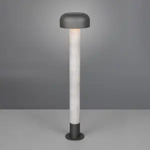 Trio Lighting Borne lumineuse Fraser, gris/aspect béton, aluminium, IP... pas cher