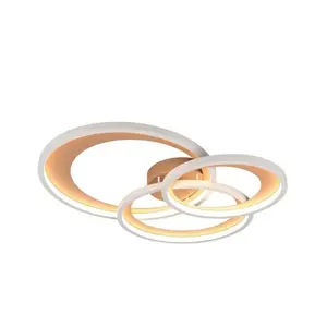 Plafonnier LED, Coffee, Switch Dimmer, L 71,5 cm pas cher