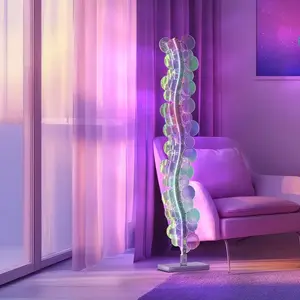 Luminaire Reality Lampadaire IRIDE BHT 23 x 115 x 13 cm multicolore pas cher