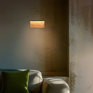 Comparateur de prix : Applique LED, bois, switch-dimmer, L 30 cm