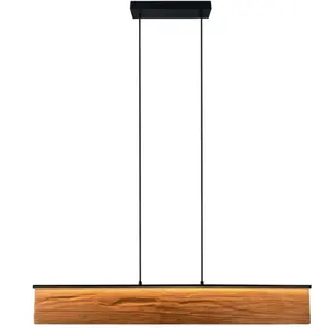 Suspension bois KALEA led intégrée Trio Lighting pas cher