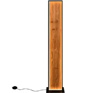 Lampadaire KALEA en bois & LED intégrée Trio Lighting pas cher