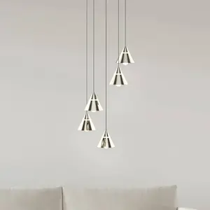 Comparateur de prix : Suspension LED, nickel mat, changement de couleur, H 200 cm