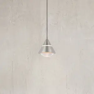 Comparateur de prix : Trio Lighting Suspension LED Romeo, Ø 14 cm, couleur nickel, métal, CC...