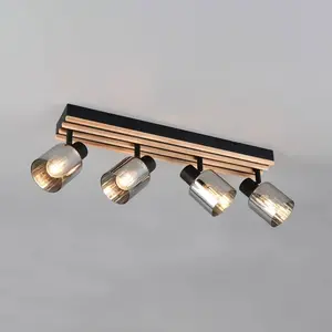 Luminaires Reality Spot de plafond TRAVIA 4 lampes LHP 64,50 x 19 x 9 ... pas cher